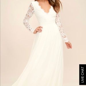 Lulus Long sleeve lace dress